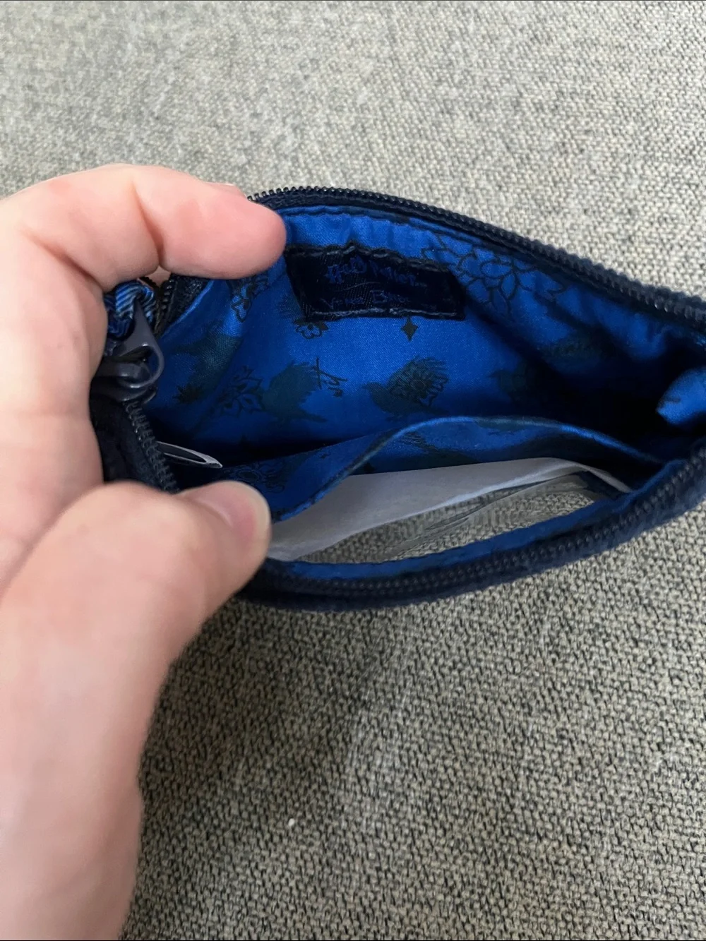 Vera Bradley Harry Potter Ravenclaw Zip Pouch Keyring